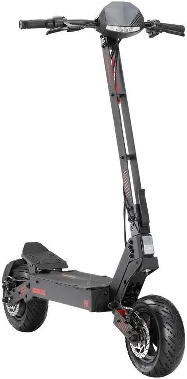 Alt view image 5 of 6 - TEEWING GT4 Electric Scooter: Powerful 2400W Motor, Up to 43.5 Miles Range and 43.5 mph Speed, Foldable Design with 11-Inch Off-Road Vacuum Tires for Adults