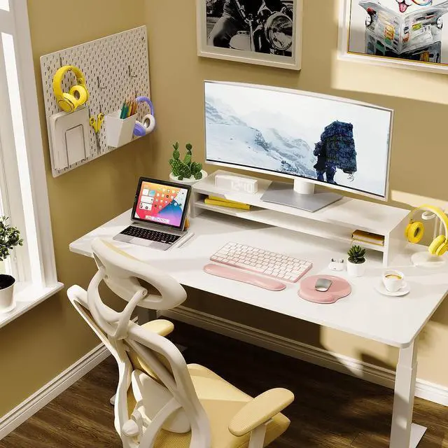 Alt view image 6 of 6 - Ergonomic Keyboard Wrist Rest and Mouse Pad with Wrist Support, GIM Memory Foam Mouse Cushion Anti-Slip Computer Wrist Rest Pad for Comfortable Typing Wrist Pain Relief Keyboard Wrist Rest (Pink)