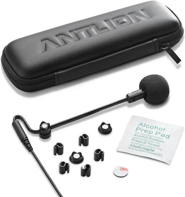 Alt view image 3 of 7 - Antlion Audio ModMic Uni 2 Attachable Noise-Cancelling Microphone with Mute Switch, Compatible with PCs, Gaming Consoles, Handheld Devices, and More