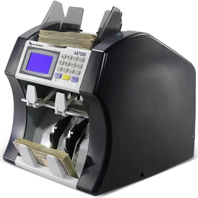 Alt view image 3 of 5 - AB7500 Enterprise Dual Pocket Mixed Bill Value Counter