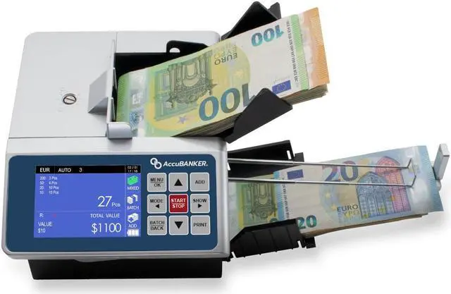 Alt view image 4 of 4 - D700 Duo Automatic Value and Counterfeit Bill Detector with Battery