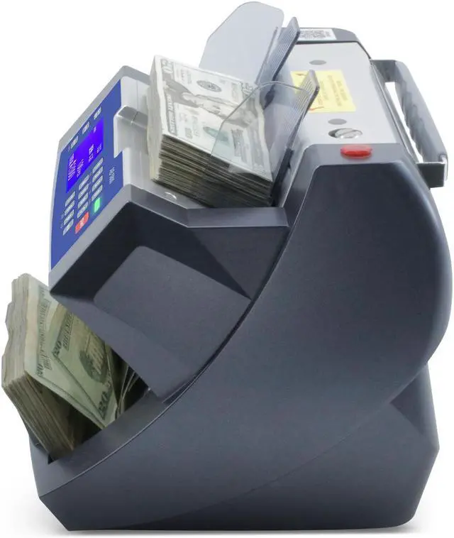 Alt view image 4 of 5 - AB5800 Bank Grade Bill Counter with Batch Value with Printer