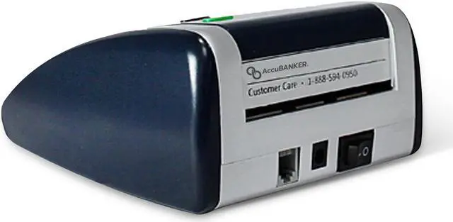 Alt view image 7 of 7 - AccuBANKER D450 Counterfeit Bill Detector, Money Checker Machine with Magnetic, Infrared, Watermark and Micro-Printing Detection in Less Than 1 Second, Retail Grade, UL Listed