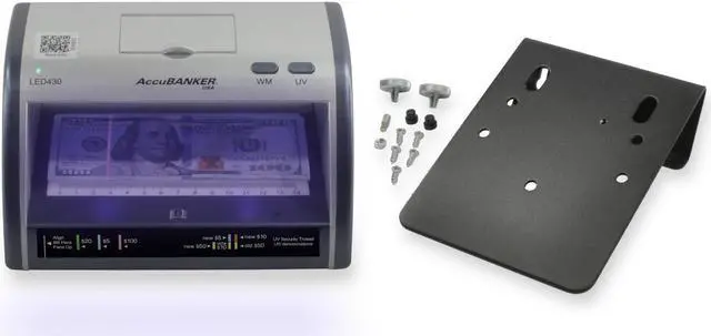 Main image of LED430 Counterfeit Bill/Document Validator with Magnifier with AccuSTAND