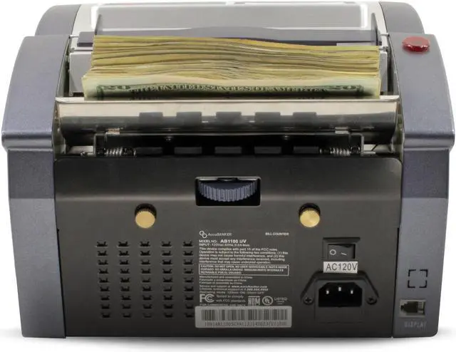 Alt view image 6 of 7 - AB1100PLUSUV Retail Grade Bill Counter UV