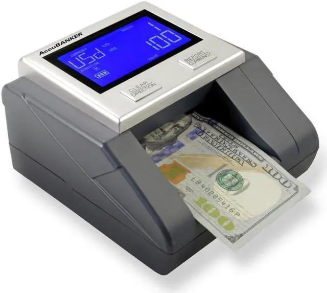 Alt view image 7 of 7 - D585 Automatic Multi-Currency Counterfeit Detector