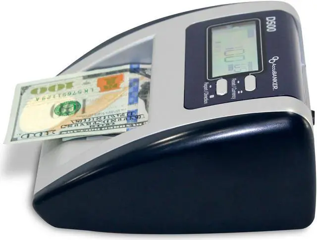 Alt view image 11 of 12 - Accubanker Digital Counterfeit Detector  D500