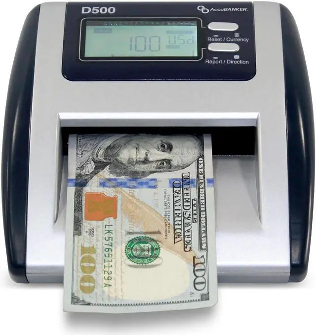 Alt view image 9 of 12 - Accubanker Digital Counterfeit Detector  D500