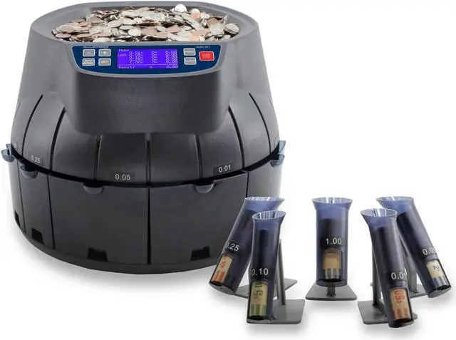 Alt view image 3 of 8 - ACCUBANKER AB510 Coin Counter,3000 Coins Capacity