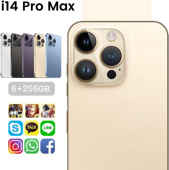  BDWJW I14 Pro Max 5G Unlocked Smartphone,6GB+256GB, for Android  13, 6.8 FHD Unlocked Cell Phone, 6800mAh, Battery Fast Charging,48MP+108MP  Dual Camera/Dual SIM/Face ID 5G Phone (White) : Cell Phones & Accessories