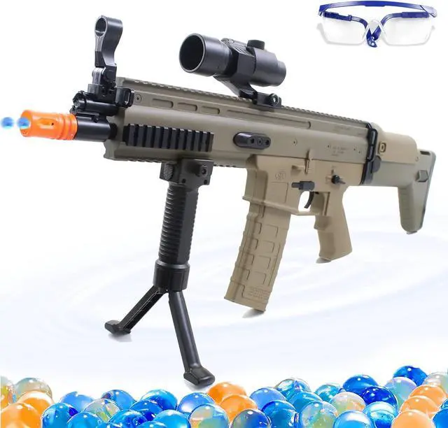 Main image of Gel Ball Blaster Scar Electric Water Beads Blaster Toy for Outdoor Yard Backyard Games Gift for Kids Age 14+