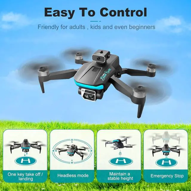 Alt view image 6 of 7 - zhenduo Drone, Mini Drones with Camera 1080P, RC Drone for Adults Kids 8-12, Foldable Drone with GPS for Kids 12-14, 36 Mins Flight Time, 2 Batteries, Toys Gifts for Boys