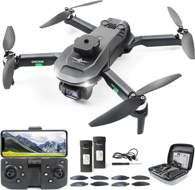 Main image of zhenduo Mini Drone with 720P Camera, Foldable FPV RC Drone for Beginners, Auto Hover, One Key Start/Land, 3D Flips, 2 Batteries, Ideal Outdoor Toys Gifts for Boys