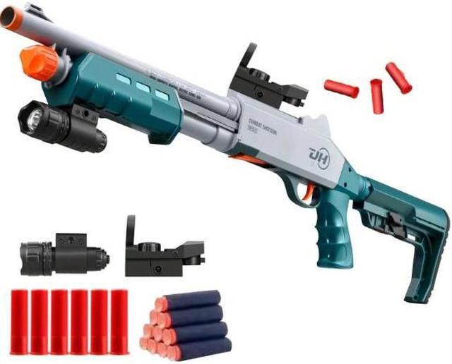 Main image of biu blaster Shotgun Model Toy Manual Loading Foam Toy blaster Shell Projectile Soft Bullet Design, Suitable for Outdoor Toys, Birthday Gifts, Soft Bullet blaster