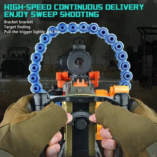 Alt view image 2 of 7 - zhenduo M2 Electric Soft Bullets Dart Heavy Machine Toy Gun Outdoor Fun Christmas Gift