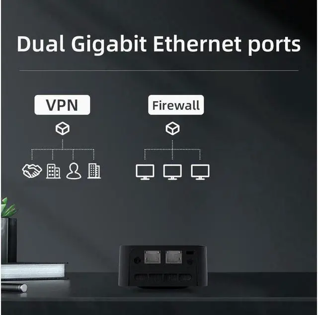 Alt view image 10 of 13 - AOC Mini-PC MOSS M1 Mini Computer Intel N95 Processor Mini PC Barebone System up to 3.4GHz with Graphics 16GB DDR5 512GB SSD Dual Frequency Wi-Fi 3.5*3.5*1.7 Inch 0.47 Lbs Home Office Work Business