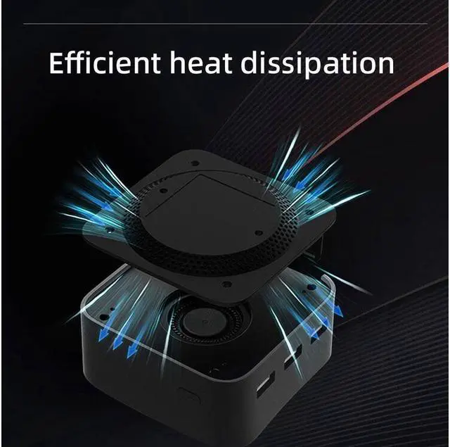 Alt view image 13 of 13 - AOC Mini-PC MOSS M1 Mini Computer Intel N95 Processor Mini PC Barebone System up to 3.4GHz with Graphics 16GB DDR5 512GB SSD Dual Frequency Wi-Fi 3.5*3.5*1.7 Inch 0.47 Lbs Home Office Work Business