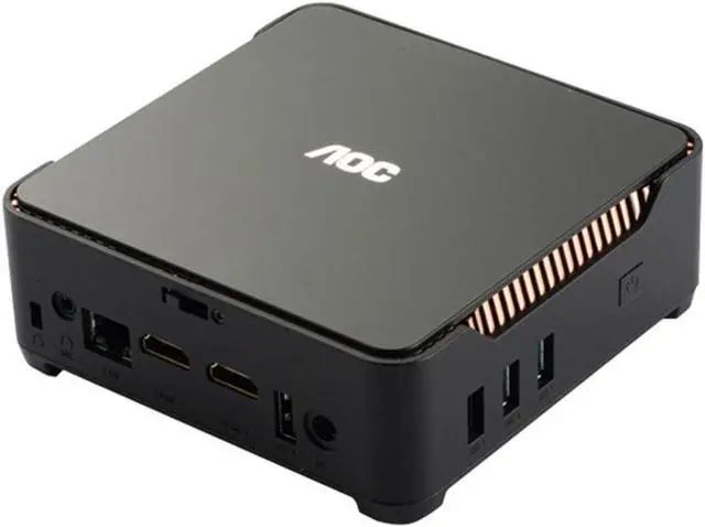 Main image of AOC Mini PC MOSS M3 Mini Computer Mini PC Barebone System Intel N95 Processor up to 3.4GHz with Graphics 8GB DDR4 256GB SSD Dual Frequency Wi-Fi 5.1*5.1*1.8 Inch 0.85 Pound Home Office Work Business