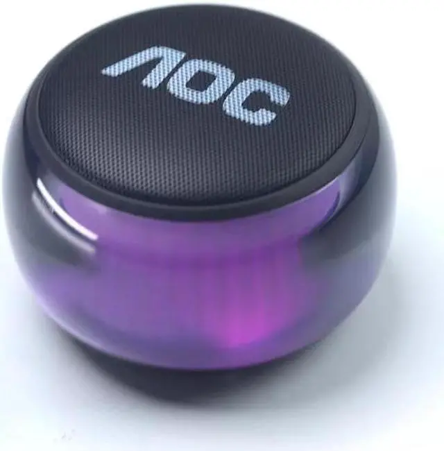 Alt view image 4 of 5 - AOC Bluetooth Sound Bar Wireless Pickup Speaker with Rgb Led Portable Computer Speakers USB-Powered Plug-N-Play for TV PC Desktop Moblie Phone Car Outdoor