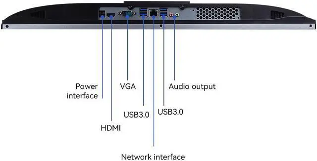 Alt view image 6 of 7 - AOC All-in-One Business Desktop 23.8" FHD Display AMD R5 5600G Processor up to 4.4GHz 16GB RAM 512 GB SSD Windows 11 Home Wi-Fi Keyboard&Mouse Dual Speakers Adjustable Angle Height PC Office Work
