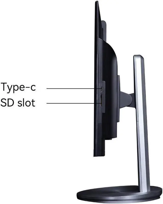 Alt view image 7 of 7 - AOC All-in-One Business Desktop 23.8" FHD Display  AMD R5 5600G Processor up to 4.4GHz 16GB RAM 512 GB SSD Windows 11  Wi-Fi Keyboard&Mouse Dual Speakers Adjustable Angle Height PC Office Work/gaming