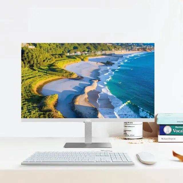 Alt view image 2 of 4 - AOC All-in-One PC Business Desktop 27" FHD Screen Intel N95 512 GB SSD Processor up to 3.4GHz 16GB RAM Windows 11 Home Wi-Fi 5 USB Dual Speakers Keyboard&Mouse Office Work Business
