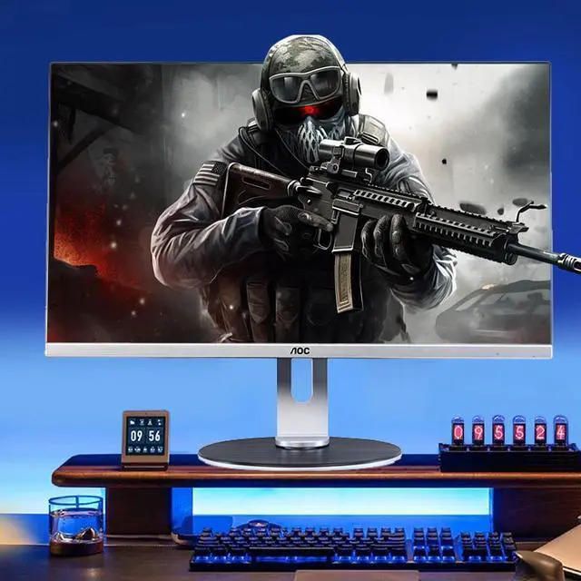 Alt view image 2 of 4 - AOC All-in-One Business Desktop 27" QHD 170Hz Display AMD R7 7840HS Processor up to 5.1GHz 32GB RAM 1 TB SSD Windows 11 Wi-Fi Keyboard&Mouse Dual Speakers Adjustable Angle Height PC Office Work/gaming