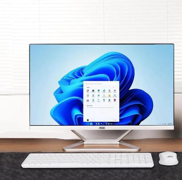 Main image of AOC All-in-One PC Business Desktop 23.8" FHD Screen AMD R3 3250U 512 GB SSD Processor up to 3.5GHz 16GB RAM  Windows 11 Home Wi-Fi 6 USB Dual Speakers Keyboard&Mouse Office Work Business