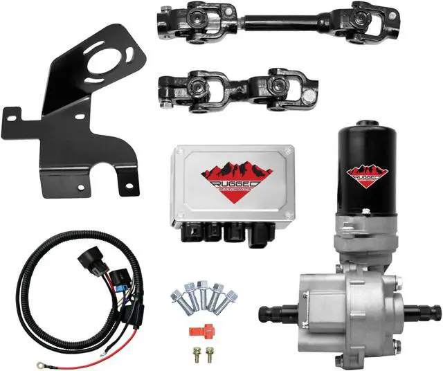 Main image of Rugged Front Electric Power Steering Kit for (2009-13) Honda Big Red, is A Bolt On System, Steers Easily & Gets Rid of Wheel Jerk/Bump Steer When Navigating Rough Terrains, Make Your Ride Better
