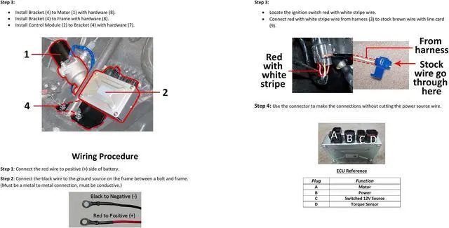 Alt view image 6 of 7 - Rugged Front Electric Power Steering Kit for (2009-13) Honda Big Red, is A Bolt On System, Steers Easily & Gets Rid of Wheel Jerk/Bump Steer When Navigating Rough Terrains, Make Your Ride Better