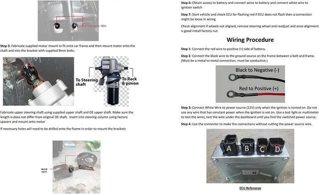 Alt view image 6 of 7 - Rugged Front Electric Power Steering Kit for Polaris RZR 170/Blazer 170, Is a Bolt on System, Gets Rid of Wheel Jerk/Bump Steer When Navigating Rough Terrains (See Fitment Details in Description)