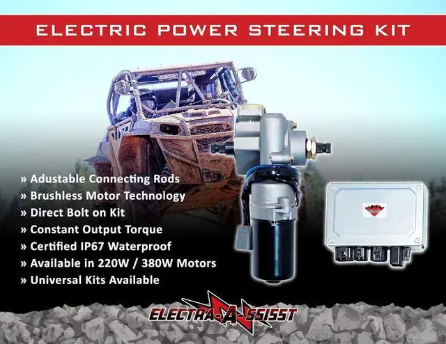 Alt view image 2 of 7 - Rugged Front Electric Power Steering Kit (2005-21) John Deere Gator HPX/XUV, Is A Bolt On System, Gets Rid of Wheel Jerk/Bump Steer When Navigating Rough Terrains, to Designed to Make Your Ride Better