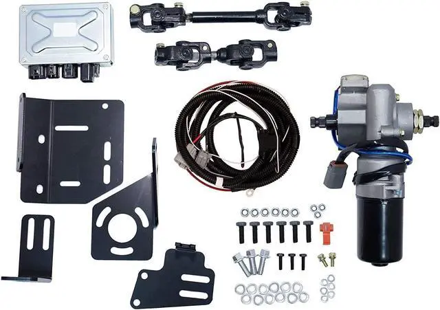 Alt view image 4 of 7 - Rugged Front Electric Power Steering Kit for Polaris Ranger 500/700, Not A Bolt-on System, Gets Rid Wheel Jerk/Bump Steer, Model With Parking Brake On Right Side (See Fitment Details in Description)