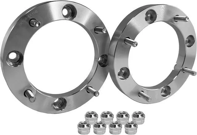 Main image of Rugged Front/Rear Wheel Spacer for Polaris Sportsman 90/110/300/400/450/500/550/800/1000/ACE/Forest, Bolt Pattern: 4 x 156 mm; Thread: M10 X 1.25; Thickness: 1 in. (See Fitment Details in Description)