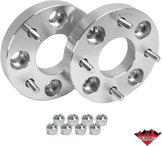 Alt view image 3 of 7 - Rugged Front/Rear Wheel Spacer for Polaris Sportsman 90/110/300/400/450/500/550/800/1000/ACE/Forest, Bolt Pattern: 4 x 156 mm; Thread: M10 X 1.25; Thickness: 1 in. (See Fitment Details in Description)