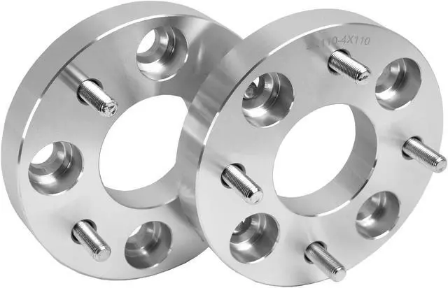 Alt view image 4 of 7 - Rugged Front/Rear Wheel Spacer for Polaris Sportsman 90/110/300/400/450/500/550/800/1000/ACE/Forest, Bolt Pattern: 4 x 156 mm; Thread: M10 X 1.25; Thickness: 1 in. (See Fitment Details in Description)