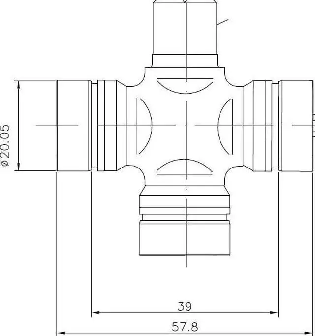 Alt view image 5 of 7 - Rugged Universal Joint for Yamaha Kodiak/Timberwolf/Big Bear, Front Driveshaft at Front Axle, Front Driveshaft at Transfer Case, Redesigned Internal Style Rubber (See Fitment Details in Description)