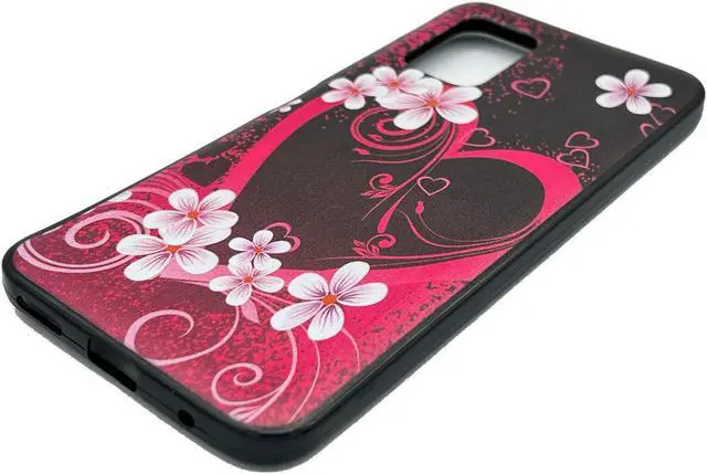 Alt view image 2 of 7 - For Nokia C300 N155DL TPU Flexible Skin Cover Cell Phone Case - Pink Heart