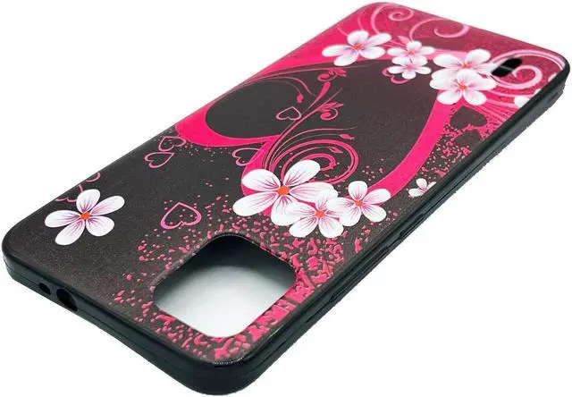 Alt view image 4 of 7 - For Nokia C110 N156DLTPU Flexible Skin Cover Cell Phone Case - Pink Heart