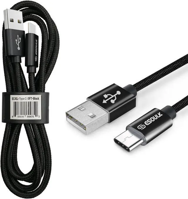 Main image of For AT&T SL112A 6782D / Cricket SL112C 1X USB 3.1 Type C Cable to USB A USB C 3.0 Charger Cable