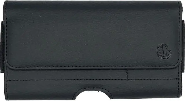 Alt view image 5 of 7 - For Motorola Moto Edge 5G 2024 XT2405V Belt Clip Credit Card 7.0 Black Pouch Case Phone Cover - (Large)