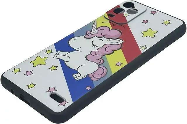 Alt view image 3 of 5 - For BLU View 5 PRO B170D TPU 1-Piece Flexible Skin Cover Cell Phone Case - Unicorn