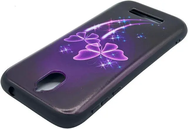 Alt view image 2 of 6 - For Blu View 2 B131DL B130DL Slim TPU Skin Case Phone Cover - TPU Butterfly
