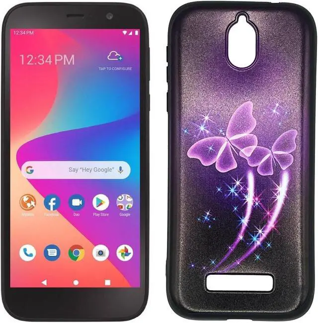 Main image of For Blu View 2 B131DL B130DL Slim TPU Skin Case Phone Cover - TPU Butterfly