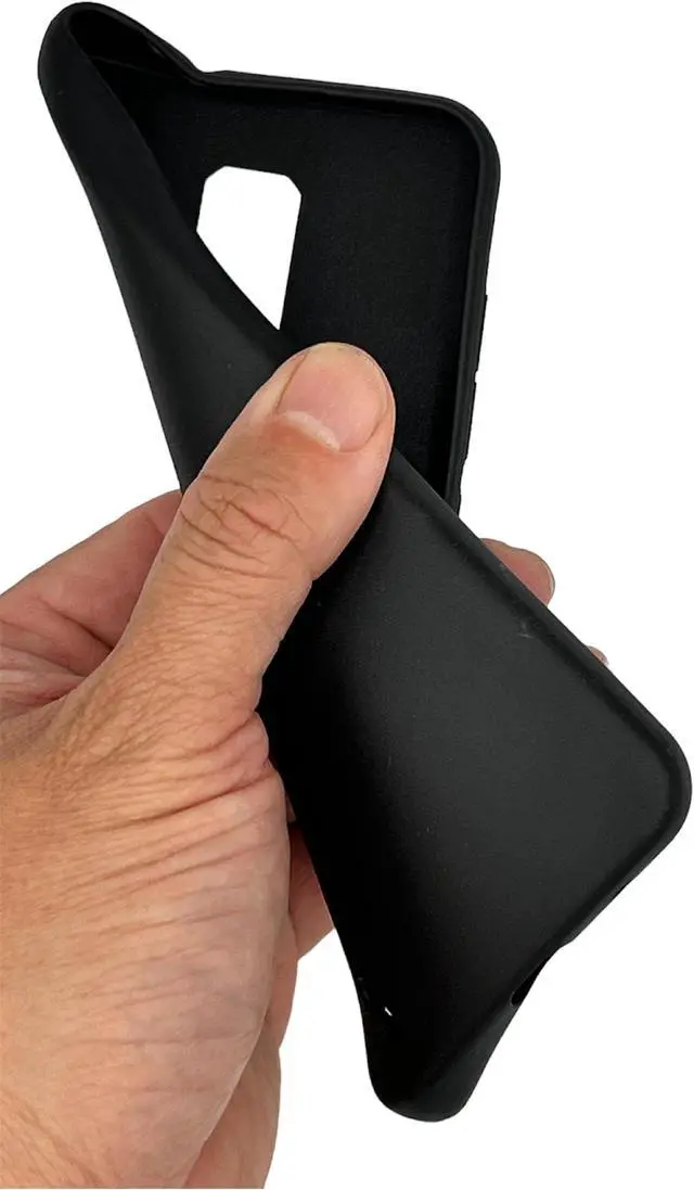 Alt view image 3 of 6 - For Blu View 4 B135DL TPU Flexible Skin Cover Cell Phone Case - Black