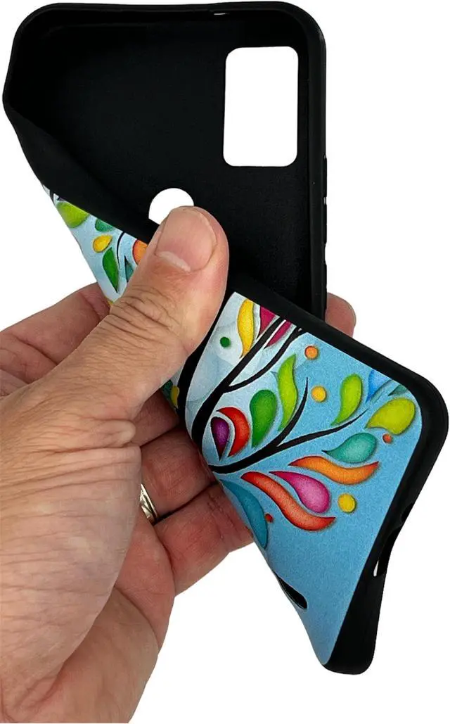 Alt view image 2 of 6 - For AT&T Motivate 4 2023 TPU Flexible Skin Cover Cell Phone Case - Owl