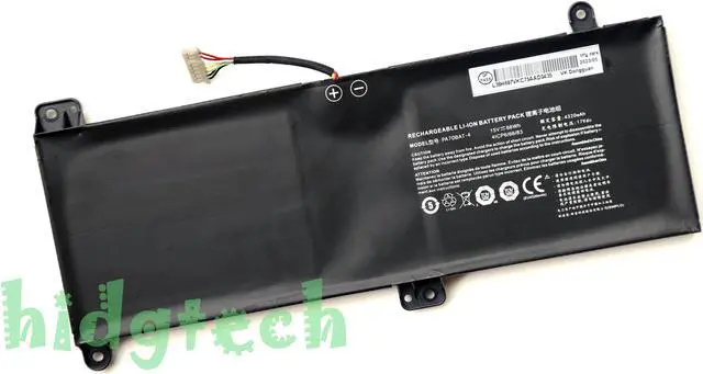 Main image of New PA70BAT-4 Battery for ClevoPA70HP6-G Hasee G97E KINGBOOK G97E G99E Series 6-87-PA70S-62B01, 6-87-PA70S-41B01, 4ICP6/66/83