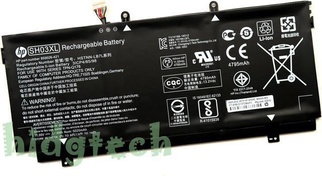 SH03XL New Genuine Laptop Battery for Spectre x360 13-AC 13-W000 13-AC033DX  13-AC0XX 13-AC023DX Series 859356-855 859026-421 HSTNN-LB7L