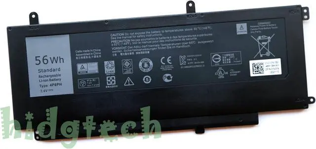 Main image of 4P8PH New 56W Battery for Inspiron 15 5000 5565 5558 7537 7548 7547 Series 21CP6/61/80-2