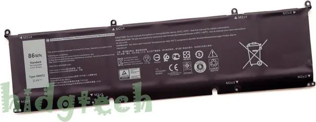 Main image of New 69KF2 86Wh Battery for XPS 15 9500 2020 Precision 5550 Alienware M15 R3 R4 M17 R3 R4 Series 8FCTC 70N2F 31CP7/48/63-2